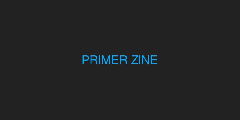 Primer Zine: Manifiesto Digital